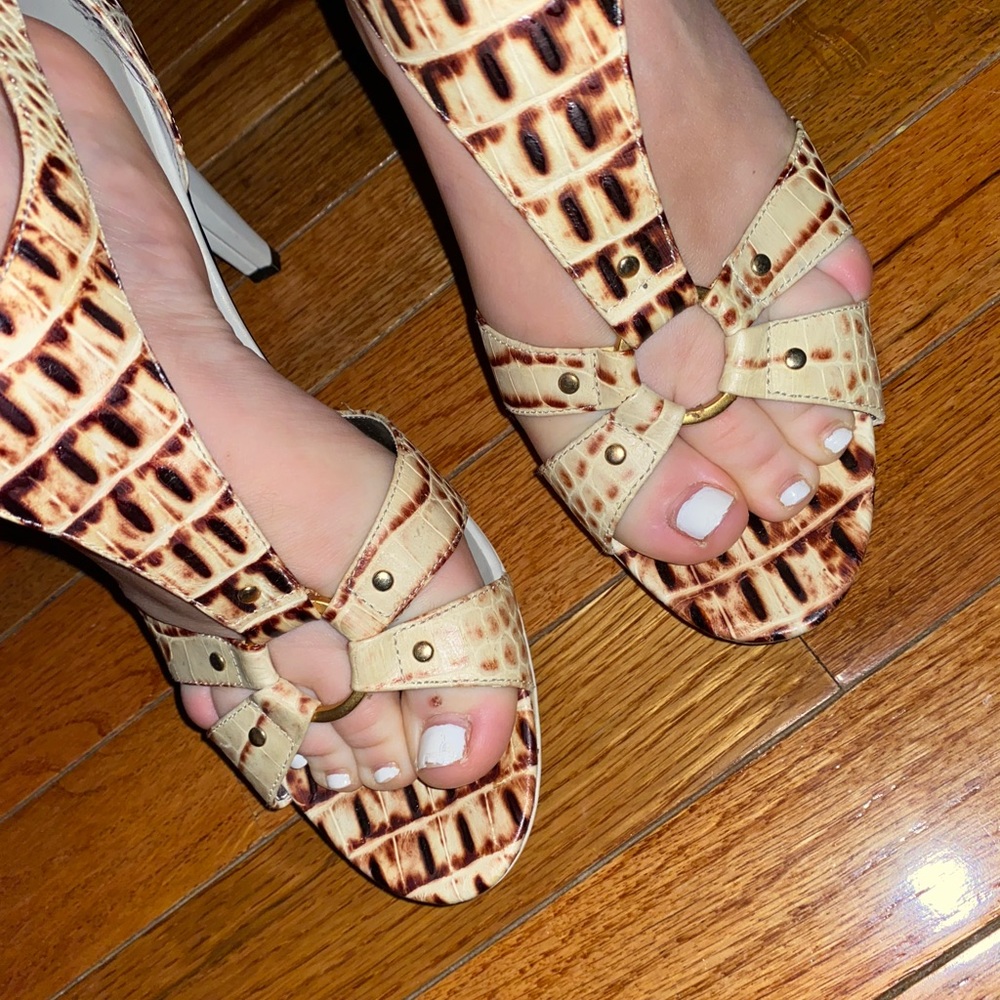 Alligator/Reptile Heels !! (Barely Worn) - image 5